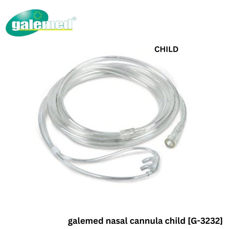 Galemed Nasal Cannula [Child/Infant] ท่อให้ออกซิเจนทางรูจมูก แบบใช้ครั้งเดียว สำหรับเด็กโต / เด็กเล็ก