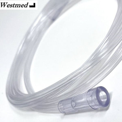 Westmed Oxygen Tubing สายออกซิเจน ข้อต่อเรียบธรรมดา/ข้อต่อแบบเกลียว 2.1m