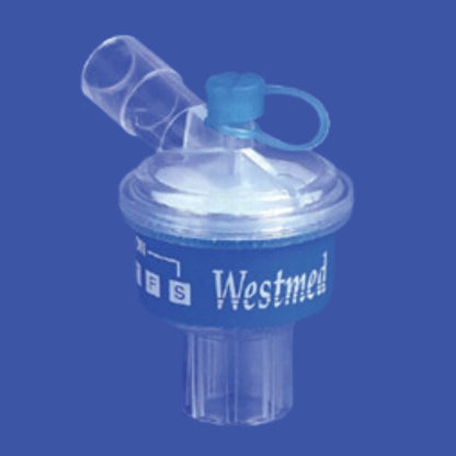Westmed Angled HME Filter ฟิลเตอร์ดักความร้อนความชื้น พร้อมกรองแบคทีเรียและไวรัส [WES-6218]