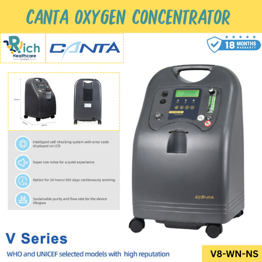 Canta Oxygen Concentrator 8 liters, V8-WN-NS [18 months warranty]