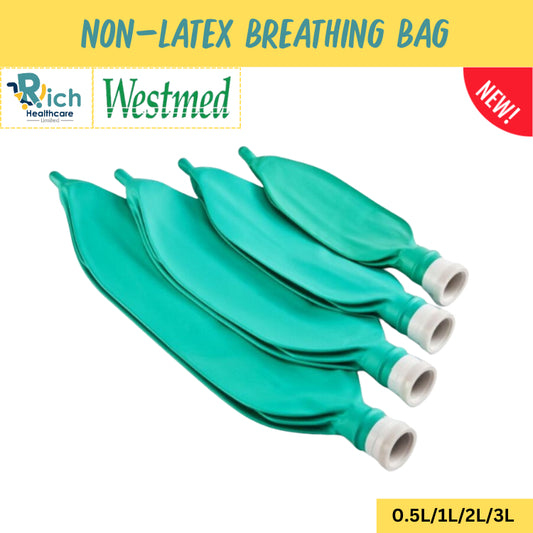 Westmed Breathing, Anesthesia Bag [Non-Latex] แบคดมยา ถุงสำรองออกซิเจน ถุงช่วยหายใจสำหรับชุดดมยา [Size: 0.5L,1L, 2L, 3L]