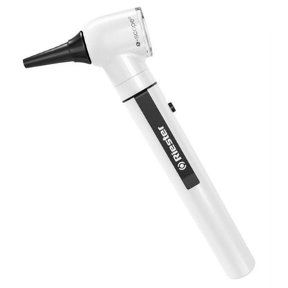 Riester ชุดอุปกรณ์สำหรับส่องตรวจหู แบบพกพา รุ่น e-scope F.O. Otoscope, LED3.7V (R2110,2111-203) [รับประกัน 1 ปี]