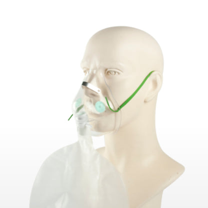 Galemed Hi-Oxygen mask with bag หน้ากากให้ออกซิเจน แบบมีถุงสำรอง สำหรับผู้ใหญ่ /เด็กโต