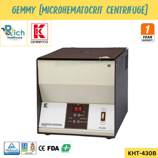 Gemmy Microhematocrit Centrifuge [KHT-430B] 1 Year Warranty