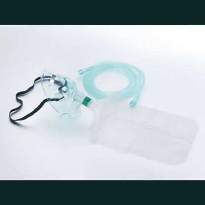 MFlab Oxygen Masks with Reservoir Bags for Single Use [Sterile]Adult/Child