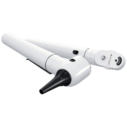 Riester ชุดอุปกรณ์สำหรับส่องตรวจหู แบบพกพา รุ่น e-scope F.O. Otoscope, LED3.7V (R2110,2111-203) [รับประกัน 1 ปี]