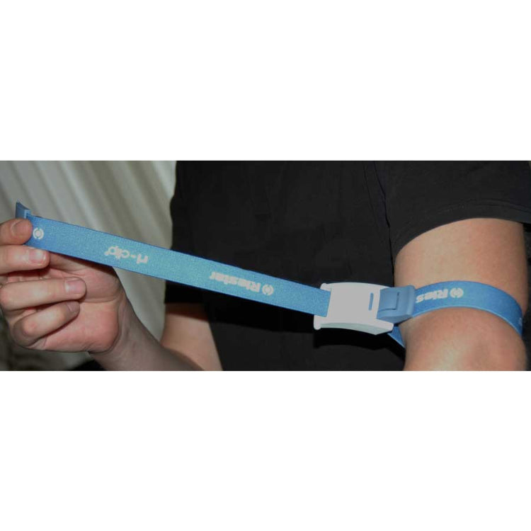 Riester สายรัดห้ามเลือด รุ่น Ri-Clip Tourniquets แบบผ้ามีตัวล็อค สีฟ้า [ri-clip no.5000]