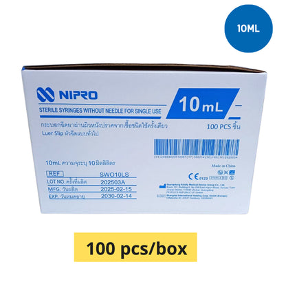 [ราคาพิเศษ] Nipro Syringe 10ml LS & 50ml KDL กระบอกฉีดยา นิโปร ไซริงค์  ไม่มีเข็ม