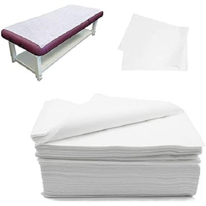 ผ้า Non Woven / กระดาษรองปูเตียงกันเปื้อน กระดาษปูเตียงสปา / โรงพยาบาล แบบใช้แล้วทิ้ง ขนาด 180 x 80 ซม (1เเพ็คมี 10 ผืน)