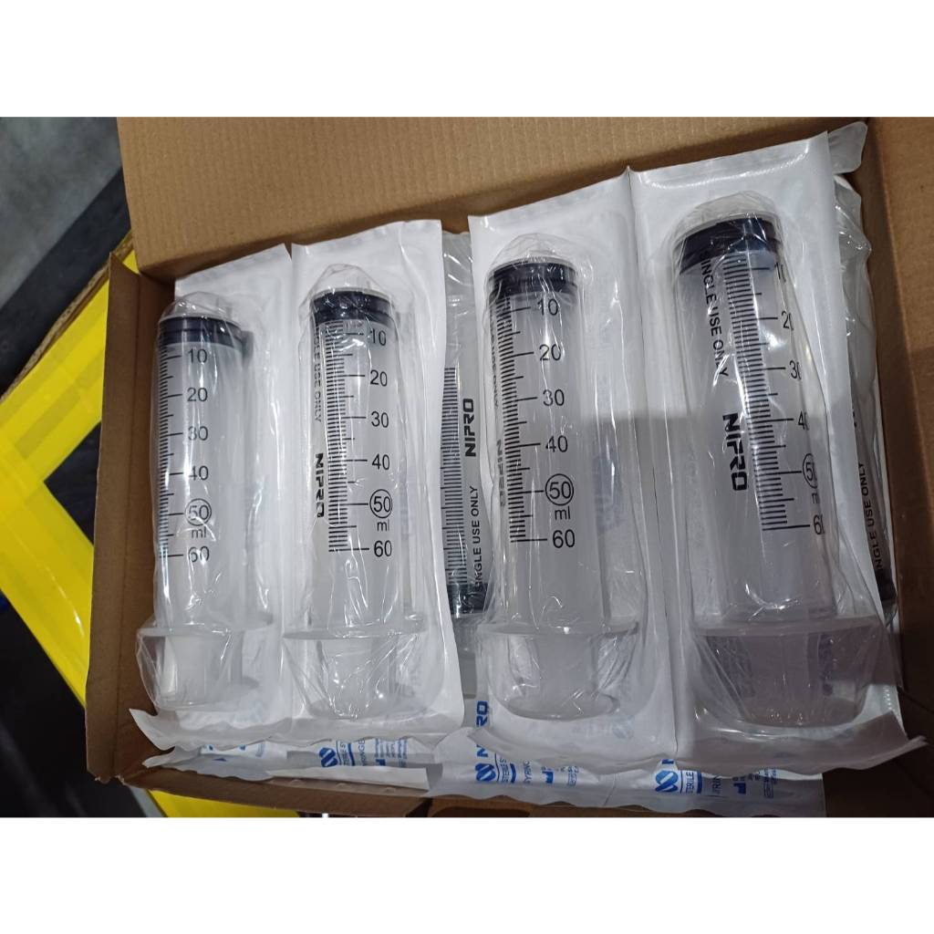[ราคาพิเศษ] Nipro Syringe 10ml LS & 50ml KDL กระบอกฉีดยา นิโปร ไซริงค์  ไม่มีเข็ม