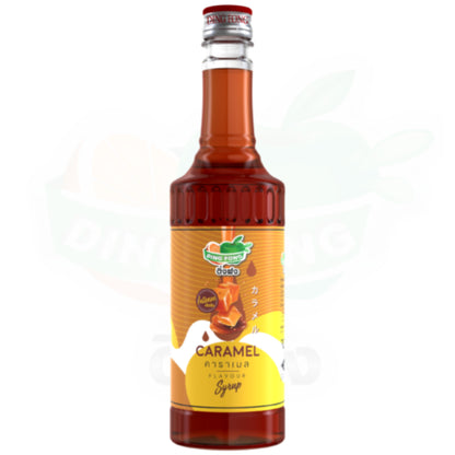 Dingfong Syrups Hazelnut, Vanilla, Caramel ติ่งฟง ไซรัป น้ำเชื่อมวนิลา ไซรัปกลิ่นเฮเซลนัท คาราเมล บราวน์ซูการ์ [760ml]