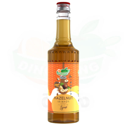 Dingfong Syrups Hazelnut, Vanilla, Caramel ติ่งฟง ไซรัป น้ำเชื่อมวนิลา ไซรัปกลิ่นเฮเซลนัท คาราเมล บราวน์ซูการ์ [760ml]