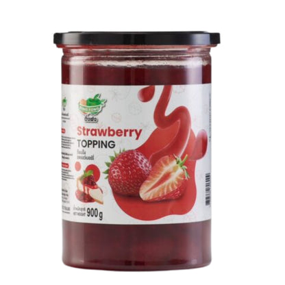 DingFong Toppings Apple, Blueberry, Mango, Strawberry ผลิตภัณฑ์กลุ่มบุกเยลลี่/บุกคริสตัล ท็อบปิ้ง 900กรัม