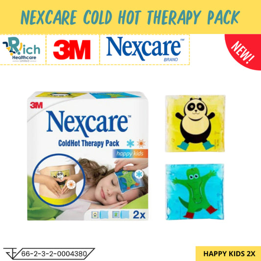 3M Nexcare Cold Hot Therapy Pack [Happy Kids] เจลประคบร้อนเย็น 2PCS