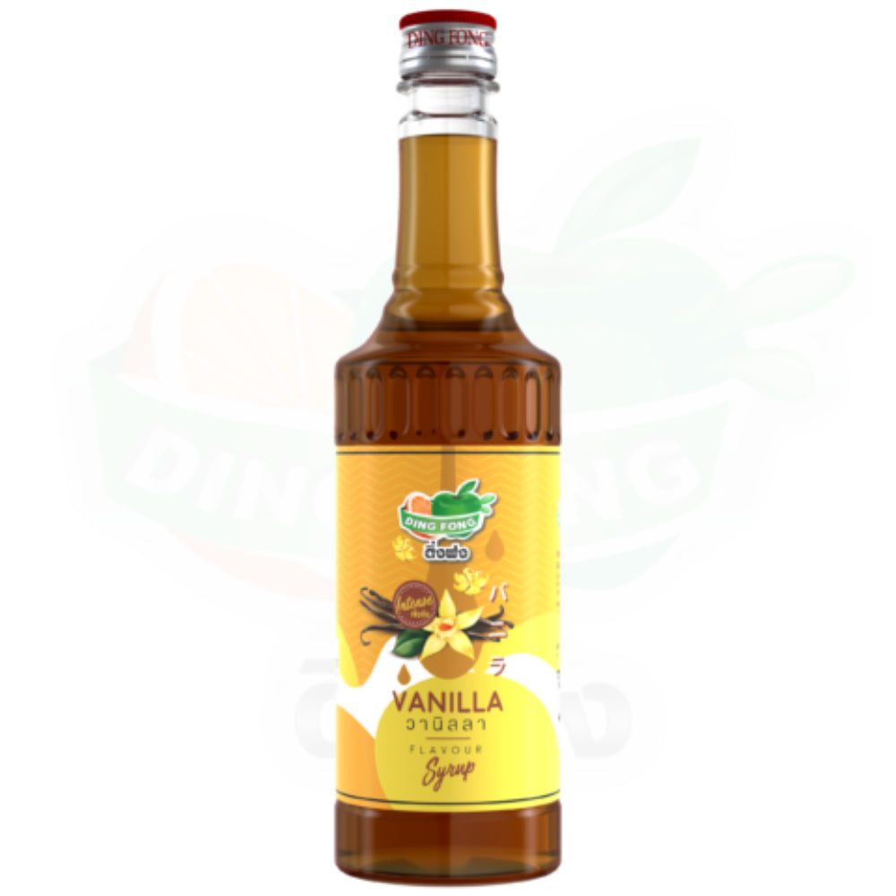 Dingfong Syrups Hazelnut, Vanilla, Caramel ติ่งฟง ไซรัป น้ำเชื่อมวนิลา ไซรัปกลิ่นเฮเซลนัท คาราเมล บราวน์ซูการ์ [760ml]