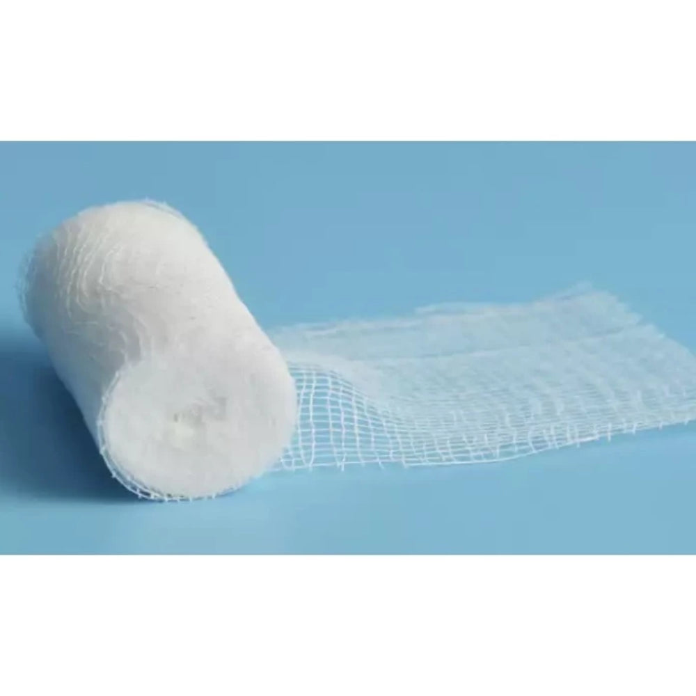 Yibon Gauze Bandage Roll (100% cotton) ผ้าก๊อซแบนเดจม้วน 2",3", 4" x 6 หลา (12 ม้วน/ห่อ)
