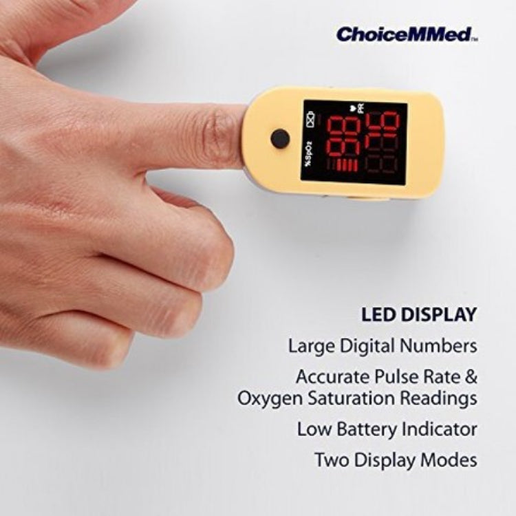 ChoiceMMed Fingertip Pulse Oximeter [1 year warranty]