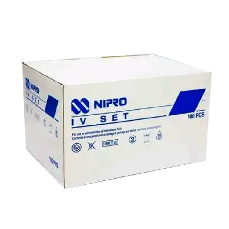 [ยกกล่อง] Nipro IV Administration Set สายชุดให้น้ำเกลือ [100 Unit]