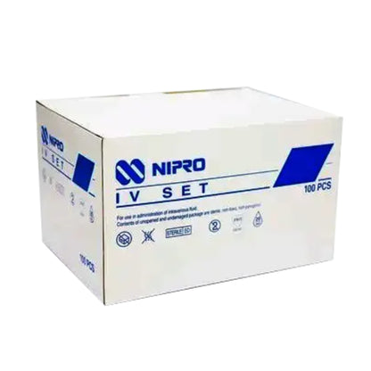 [ยกกล่อง] Nipro IV Administration Set สายชุดให้น้ำเกลือ [100 Unit]