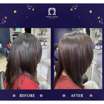 Indian Indigo Henna ผงพืชย้อมผม สี Natural Black /Dark Brown /Chestnut สูตรบอบบางแพ้ง่าย