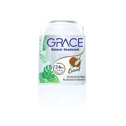 Grace Natural Deodorant เกรซ โรลออนระงับกลิ่นกายสารส้มธรรมชาติ 70g