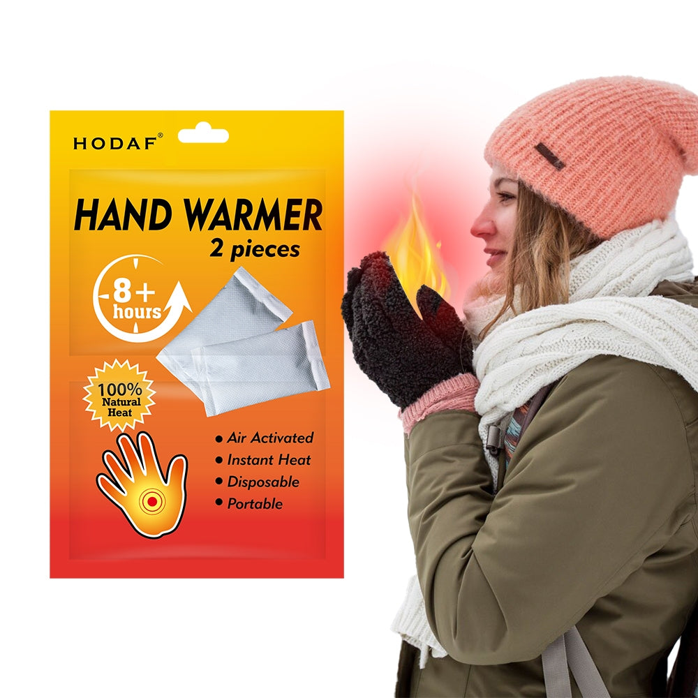 HODAF Hot Hands / Foot / Shoulder Warmer ฮอทแฮนด์ ถุงร้อนให้ความอบอุ่นสำหรับพกพา คลายหนาว [2 ชิ้น/แพ็ค]