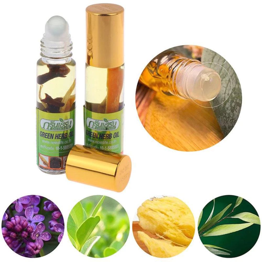 Green Herb Oil 8cc กรีนเฮิร์บออยล์ ฉลากใหม่