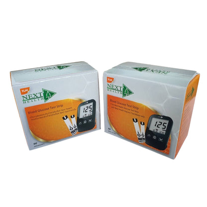 Next Health Blood Glucose Monitoring System Test Strip 50pcs