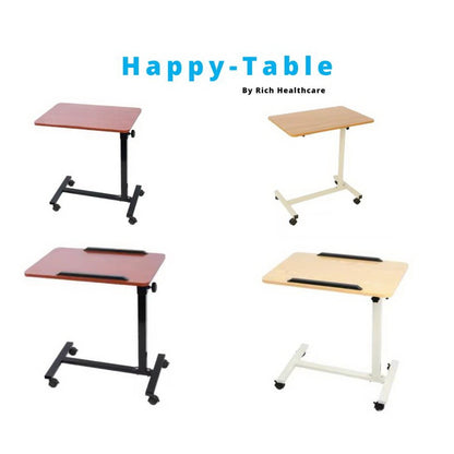 Over Table โต๊ะคร่อมเตียงโต๊ะอาหารอเนกประสงค์ ปรับความสูง Over Bed Table /โต๊ะผู้ป่วย