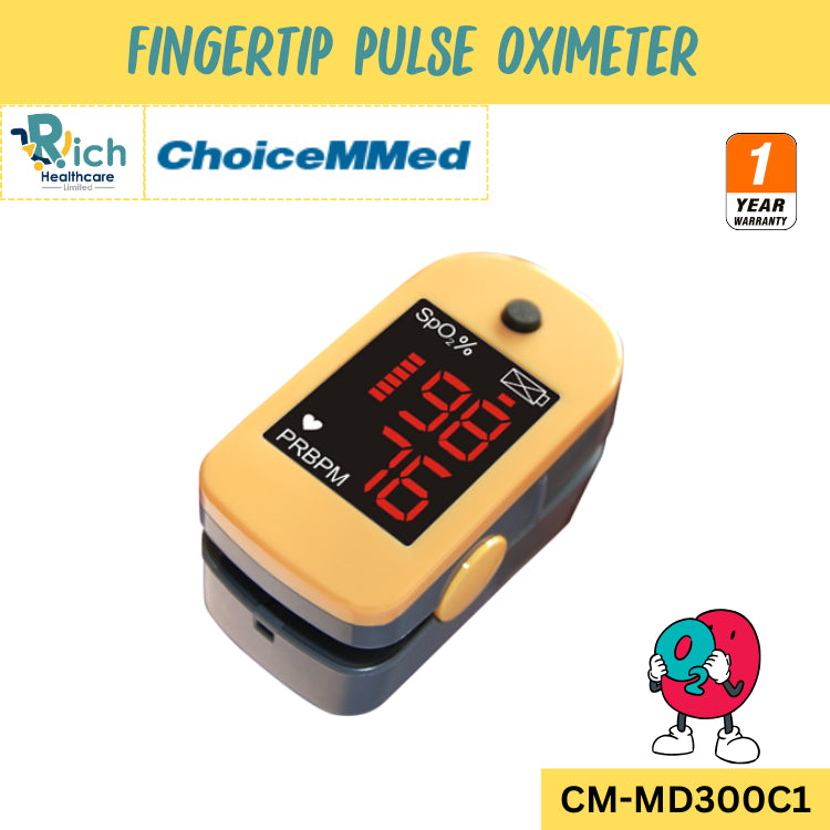 ChoiceMMed Fingertip Pulse Oximeter [1 year warranty]