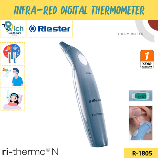 Riester Infra-Red Thermometer, suitable for ear measurement [1 year warranty]