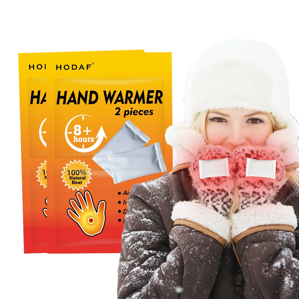HODAF Hot Hands / Foot / Shoulder Warmer ฮอทแฮนด์ ถุงร้อนให้ความอบอุ่นสำหรับพกพา คลายหนาว [2 ชิ้น/แพ็ค]