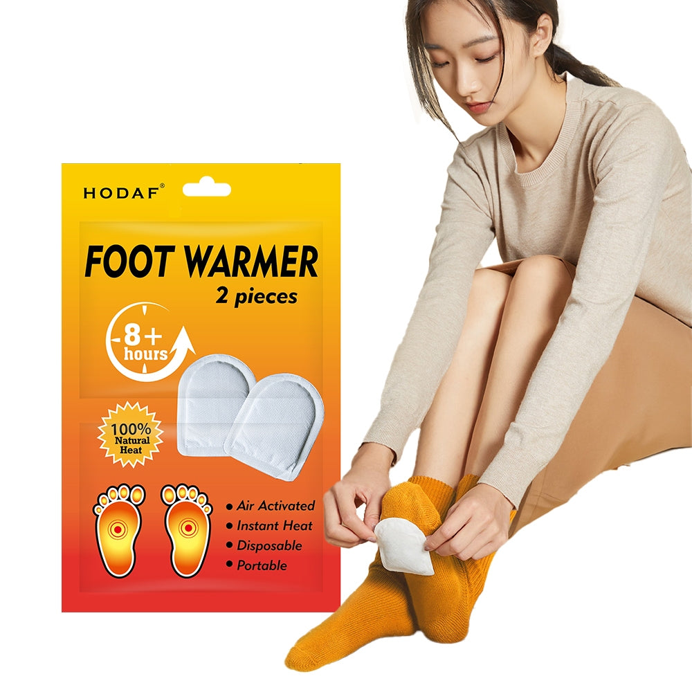 HODAF Hot Hands / Foot / Shoulder Warmer ฮอทแฮนด์ ถุงร้อนให้ความอบอุ่นสำหรับพกพา คลายหนาว [2 ชิ้น/แพ็ค]