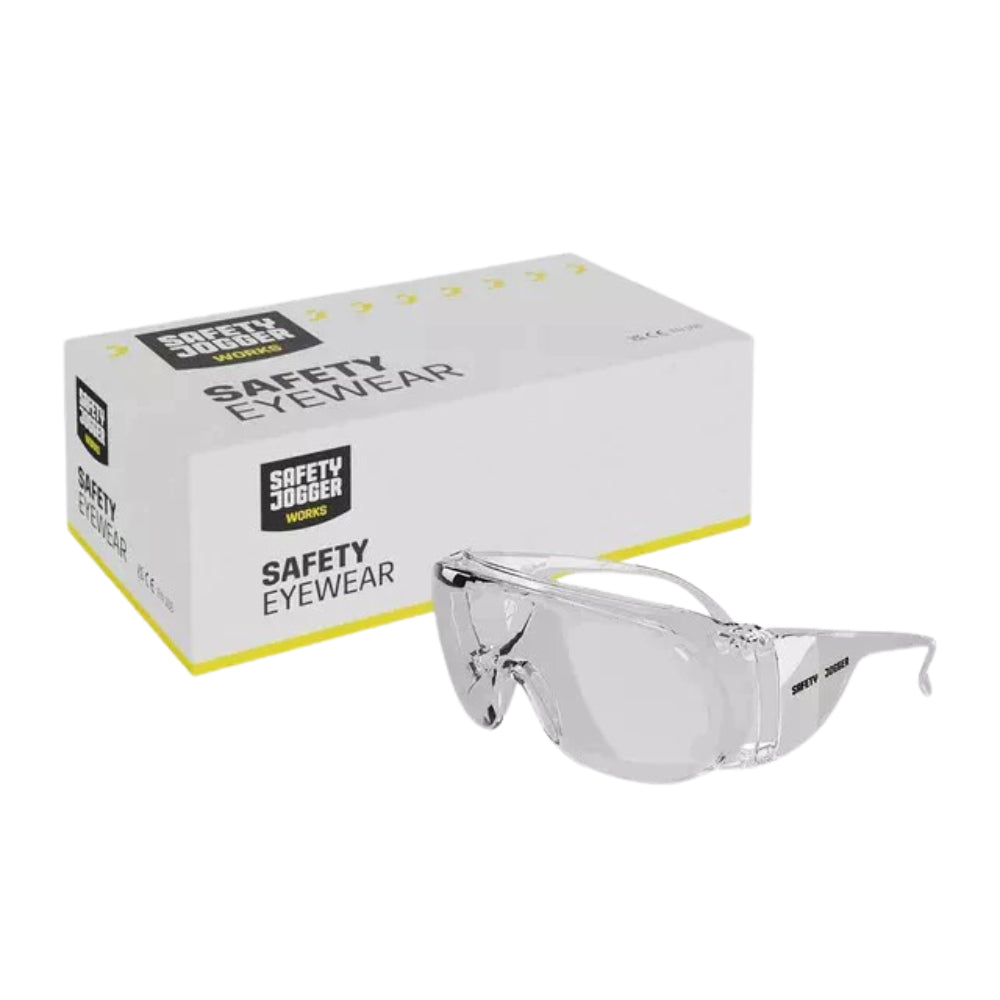 Safety Jogger - VIRUNGA COVER 1 ชิ้น แว่นตานิรภัย แว่นตากันฝุ่่น มีกรอบข้าง [Safety Eyewear] UV Protection