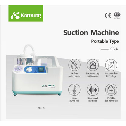 Kongsung Portable Suction Machine 18L [9E-A] เครื่องดูดเสมหะ [รับประกันสินค้า 1 ปี]