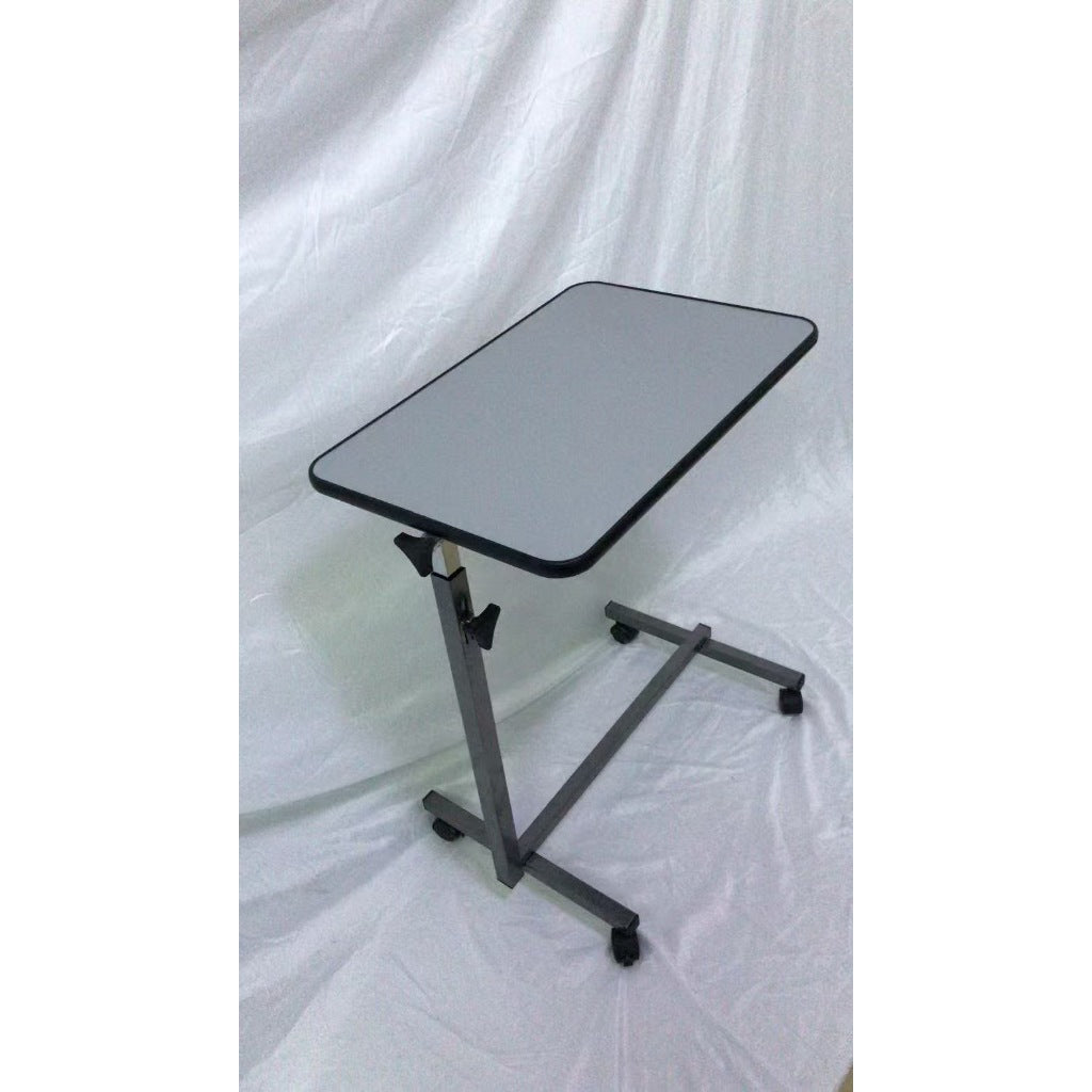 Yuwell / Happy Table Over Bed Table โต๊ะคร่อมเตียง โต๊ะอาหารอเนกประสงค์ ปรับความสูง ล้อล็อกได้ YU610 [รับประกัน 1 ปี]