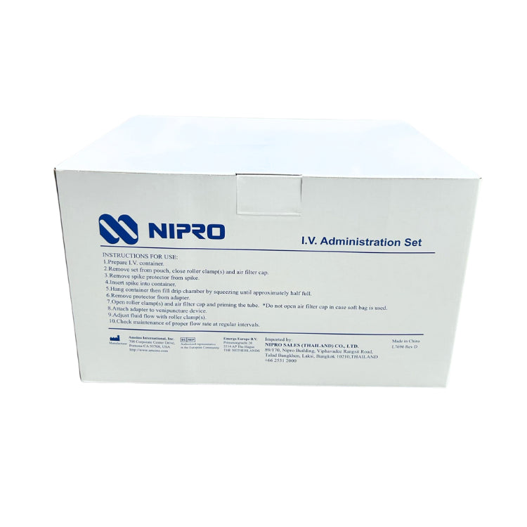 [ยกกล่อง] Nipro IV Administration Set สายชุดให้น้ำเกลือ [100 Unit]