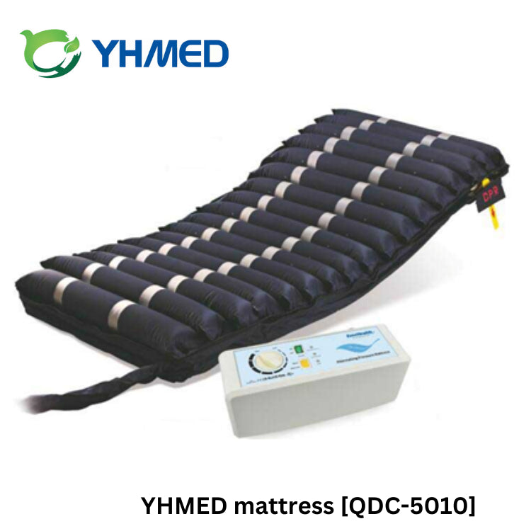 YHMED Pressure Mattress Adjustable Pump System ที่นอนลมสลับความดันพร้อมปั๊ม [รับประกันคุณภาพที่นอนลม 1 ปี / ปั๊มลม 2ปี]