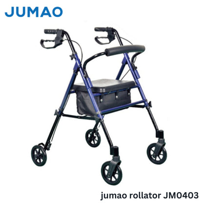 รถเข็นผู้ป่วย Jumao Rollator รุ่น JM0403 [รับประกันโครงสร้าง 1 ปี]