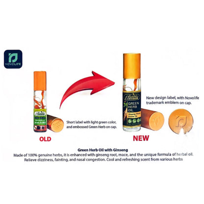 Green Herb Oil 8cc กรีนเฮิร์บออยล์ ฉลากใหม่