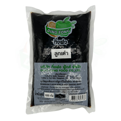 Dingfong Brown Sugar, Honey, Sugar flavored pearl 600g บุกไข่มุกบราวน์ซูการ์ / บุกไข่มุกกลิ่นน้ำผึ้งในน้ำเชื่อม