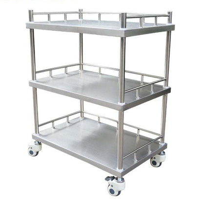 Happy Trolley - Stainless Steel Trolley 3 Shelves